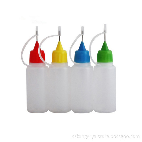 E-Liquid Empty 10ml Needle Bottle with Metal Needle